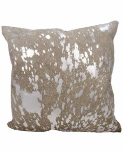 Budget 😉 Verlaine Mina Victory Couture Natural Hide Metallic Splash Throw Pillow Home Decorative Pillows 😍