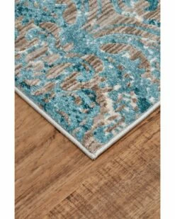 New ✨ Verlaine Arsene Scroll Print Textured Rug Home Area Rugs & Runners 🤩 -Verlaine Shop 3041240223 RLLZ 4