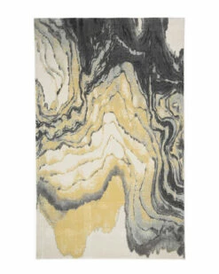 Outlet 🔔 Verlaine Milania Watercolor Effect Accent Rug Home Area Rugs & Runners 🎉