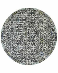Best Pirce 😉 Verlaine Binada Tufted Tribal Pattern, Warm Gray/Black/Green, 3ft-6in X 5ft-6in Home Area Rugs & Runners ✔️