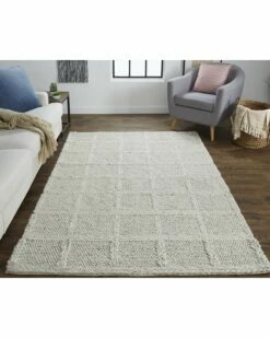 Buy 🌟 Verlaine Genet Modern Eco-Friendly Crosshatch Accent Rug Home Area Rugs & Runners 🥰 -Verlaine Shop 3041514287 RLLZ 2