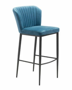 Budget 😀 Verlaine Zuo Set Of 2 Tolivere Bar Chair Home Dining Chairs & Stools 🌟