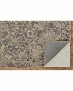 Discount ❤️ Verlaine Amreli Distressed Textured Wool Rug Home Area Rugs & Runners ✨ -Verlaine Shop 3050173333 RLLZ 3