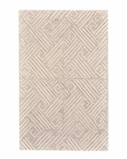Best deal ✨ Verlaine Fadden Minimalist Maze Wool Accent Rug Home Area Rugs & Runners 💯