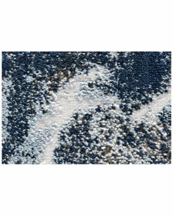 Hot Sale ✨ Verlaine Javers Contemporary Abstract Splatter, SNow White/Ice Blue, 5ft-2in X 7ft-2in Home Area Rugs & Runners 🛒 -Verlaine Shop 3050173501 RLLZ 2