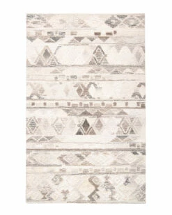 Top 10 😍 Verlaine Palatez Gradient Distressed Diamond Wool Rug Home Area Rugs & Runners ✔️