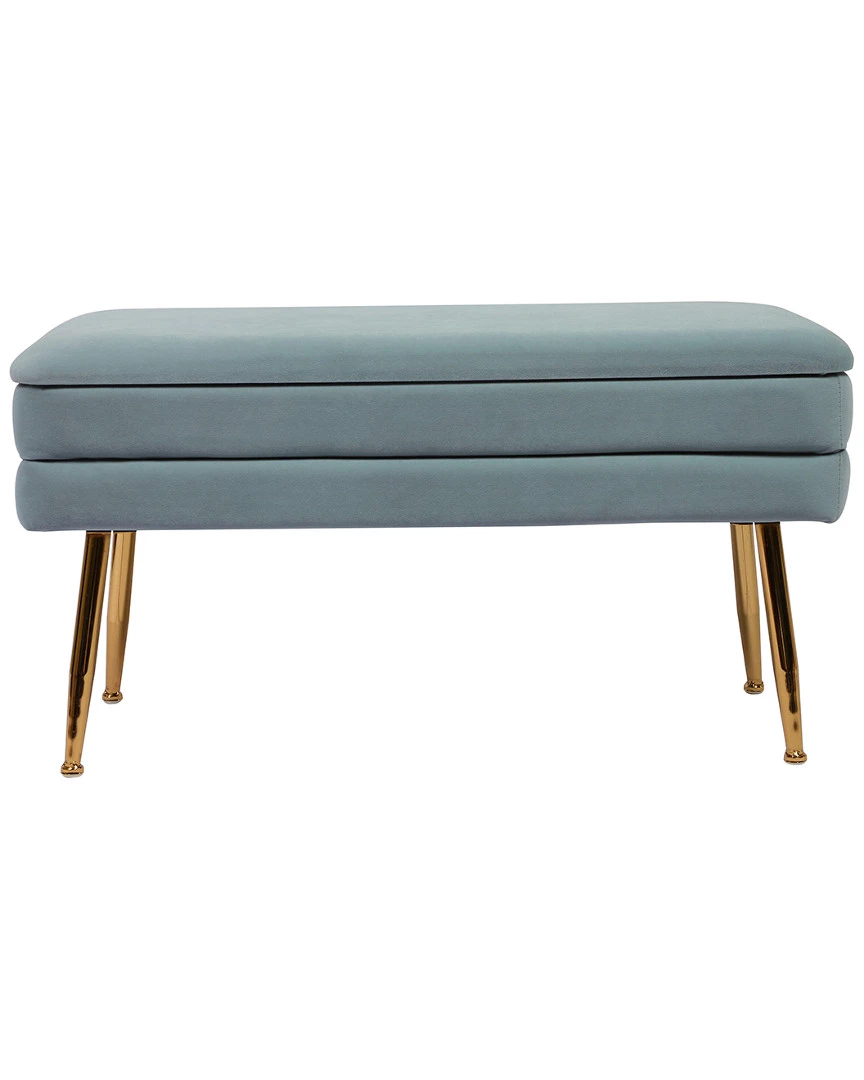 Buy โ๏ธ Verlaine Sea Blue Storage Bench Home Accent Chairs ๐ 4 Buy โ๏ธ Verlaine Sea Blue Storage Bench Home Accent Chairs ๐ - Image 2